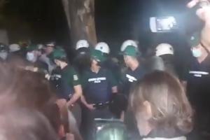 ΜΑΤ και πανεπιστημιακή αστυνομία στου Ζωγράφου