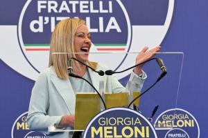 Η επικεφαλής των «Αδελφών της Ιταλίας» Τζόρτζια Μελόνι