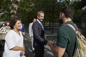Ο Κυριάκος Μητσοτάκης στη Νέα Υόρκη