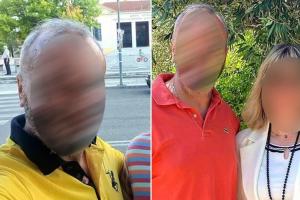 Ο 53χρονος με τη σύζυγό του