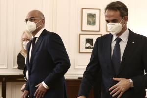Ο Νίκος Δένδιας και ο Κυριάκος Μητσοτάκης