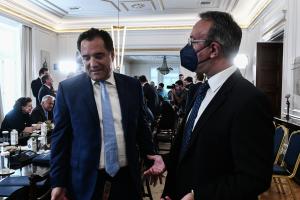Άδωνις Γεωργιάδης και Χρήστος Σταϊκούρας