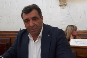 O Αντιπεριφερειάρχης πολιτικής προστασίας-περιβάλλοντος Βασίλης Κόκκαλης