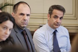 Γιώργος Γεραπετρίτης και Κυριάκος Μητσοτάκης