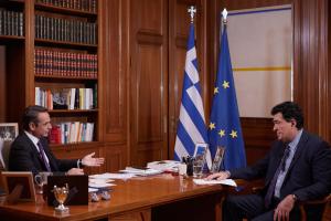 Κυριάκος Μητσοτάκης και Αλέξης Παπαχελάς