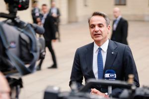 Δηλώσεις του Κυριάκου Μητσοτάκη στις κάμερες