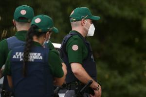 Μέλη της πανεπιστημιακής αστυνομίας