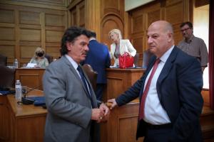 Ο Ανδρέας Πάτσης και ο Κώστας Τσιάρας