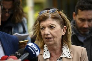 Η Ασπασία Ταραχοπούλου κάνει δηλώσεις