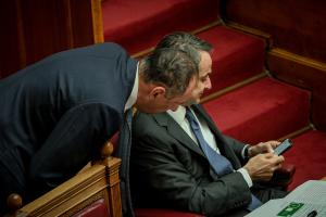 Γιώργος Γεραπετρίτης και Κυριάκος Μητσοτάκης