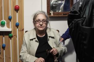 Η Ιωάννα Κολοβου στο σπίτι της