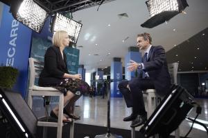 Ο Κυριάκος Μητσοτάκης παραχωρεί συνέντευξη στο Bloomberg