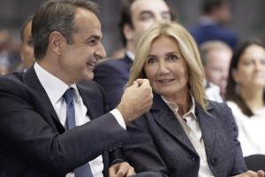 Κυριάκος Μητσοτάκης και Μαρέβα Γκραμπόφσκι-Μητσοτάκη