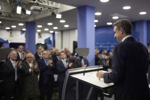 Ο Κυριάκος Μητσοτάκης στην Πολιτική Επιτροπή της ΝΔ