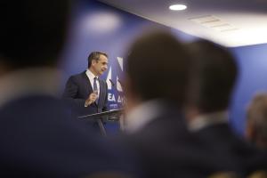 Ο Κυριάκος Μητσοτάκης στην ΚΟ της ΝΔ