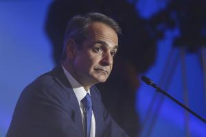 Ο Κυριάκος Μητσοτάκης στη ΔΕΘ