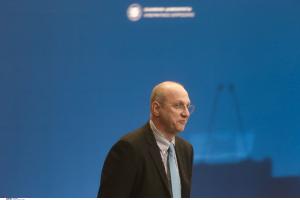 Ο Γιάννης Οικονόμου στο press room Θεσσαλονίκης