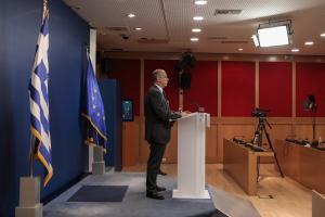 Ο γιάννης οικονόμου στο press room