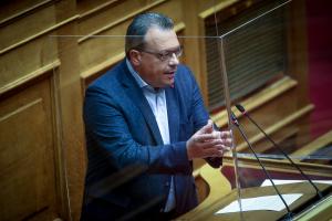 Ο Σωκράτης Φάμελλος στη Βουλή