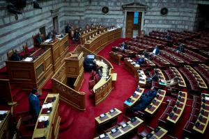 Η αίθουσα της ολομέλειας της Βουλής
