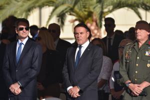 Κυριάκος Μητσοτάκης, Νίκος Παναγιωτόπουλος και Κωνσταντίνος Φλώρος