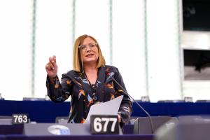 Η Μαρία Σπυράκη στο Ευρωκοινοβούλιο