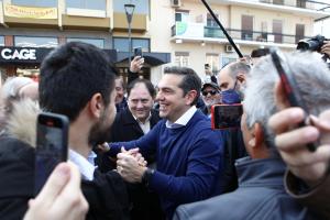 Ο Αλέξης Τσίπρας στον Κορυδαλλό