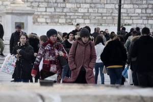 Κρύος καιρός στο Σύνταγμα