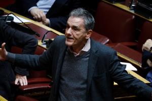 Ο Ευκλείδης Τσακαλώτος στη Βουλή