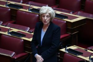 Η Σία Αναγνωστοπούλου στη Βουλή
