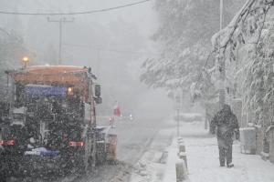 Έντονη χιονόπτωση