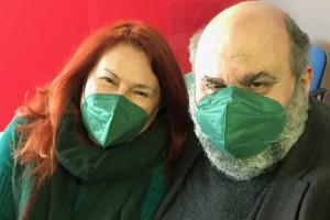 Ευγενία Λουπάκη και Βαγγέλης Καραμανωλάκης
