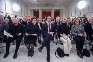 Λίνα Μενδώνη, Κυριάκος Μητσοτάκης και Μαρέβα Μητσοτάκη
