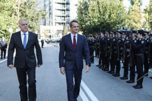 Ο Κυριάκος Μητσοτάκης και ο Τάκης Θεοδωρικάκος