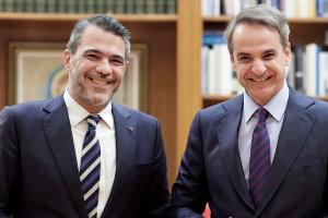 Απόστολος Σπυρόπουλος και Κυριάκος Μητσοτάκης
