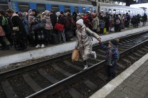 ΟΥΚΡΑΝΙΑ ΠΡΟΣΦΥΓΕΣ ΤΡΕΝΟ