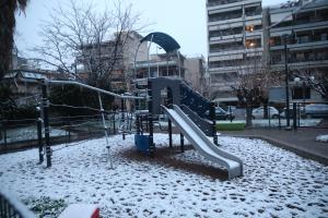 Χιόνι παιδική χαρά Μπάρμπαρα