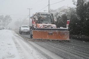 Έντονη χιονόπτωση