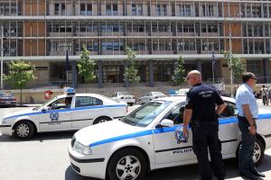 Αστυνομία έξω από τα δικαστήρια Θεσσαλονίκης
