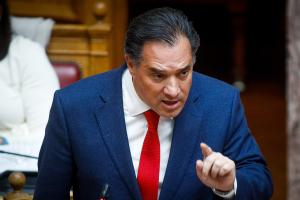 Ο Άδωνις Γεωργιάδης στη Βουλή