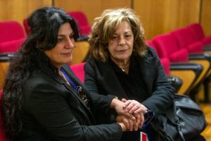 Η Μάγδα Φύσσα με την Σερπίλ Ουνβάρ στο Εφετείο