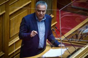 Ο Πάνος Σκουρλέτης στην συζήτηση στην Βουλή
