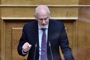 Ο Γιώργος Παπανδρέου στη Βουλή