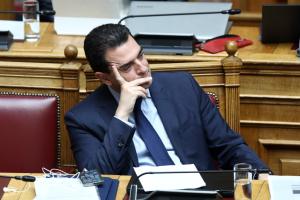 Ο Κώστας Σκρέκας στη Βουλή