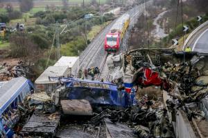 Η σύγκρουση των τρένων στα Τέμπη