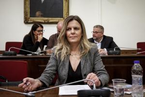 Η Ιωάννα Τσιαπαρίκου στη Βουλή
