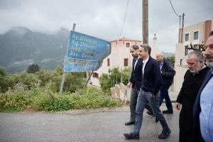 Ο Κυριάκος Μητσοτάκης στο Ρέθυμνο