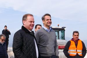 Ο Κώστας Καραμανλής και ο Κυριάκος Μητσοτάκης