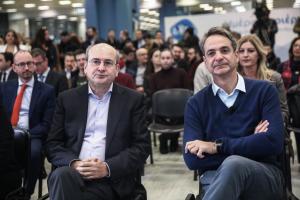 Κωστής Χατζηδάκης και Κυριάκος Μητσοτάκης