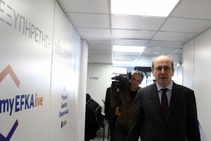 Ο Κωστής Χατζηδάκης στον ΕΦΚΑ